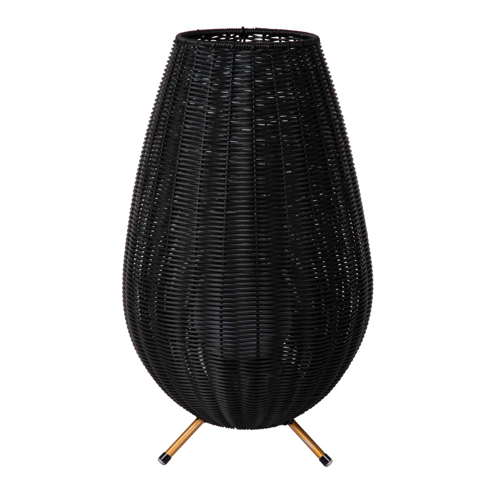 Lucide Oplaadbare tafellampColin Ip44 zwart - 03843/50/30